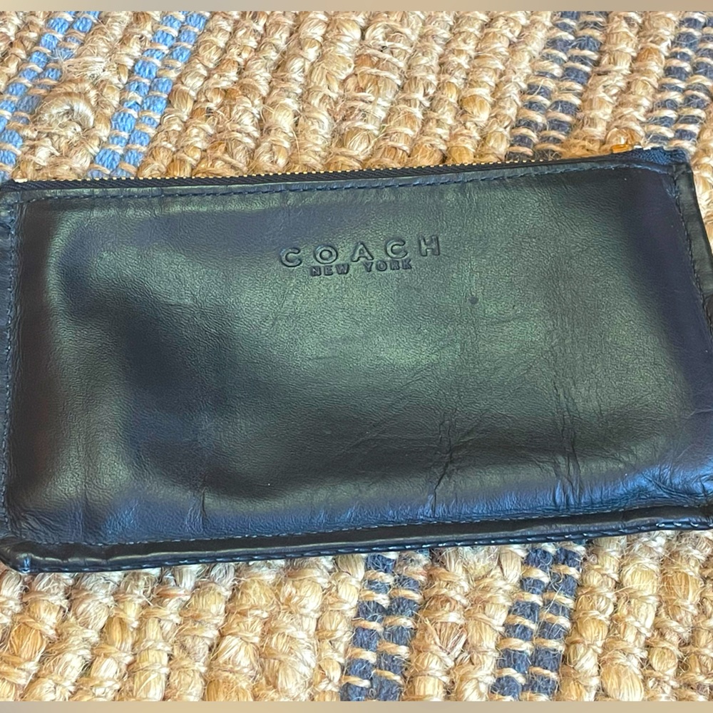 Vintage Coach Zip Pouch
